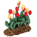 Pikkukuva 2 / 5: 1:12 Miniatyyrinukkekoti Kukka Tulppaani Koriste Puutarha Huoneen Sisustus Tarvike