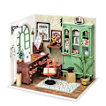 Miniatyrbild 2 av 5: Robotime Rolife DIY trähus miniatyr DGM07 Jimmys studio