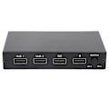 Miniatyrbillede 5 af 8: 2 i 1 Udgang Switch High Definition Multimedia Interface Signalkilde Delingsenhed med Kabel