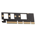 Miniatyrbillede 6 af 8: SSD Adapterkort PCI‑E 3.0 X4 X8 X16 til NVME M.2 NVMe Udvidelseskort M.2 M Key til M.2 af NVME Protokol