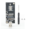 Pikkukuva 1 / 8: (M.2) KEY B - USB3.0 -sovitinkortti M.2 -korttimoduulilevy SIM-korttipaikalla
