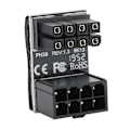 Miniatyrbillede 3 af 8: PH38A 6PIN Strøm Interface Konverter 180 Graders Vinklet Strømadapter Konnektor