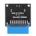 Pikkukuva 8 / 8: Emolevyn Laajennuskortti USB3.0 Etu 19PIN - 3.1 TYPE C Etu Type E Adapteri 20 - 19PIN