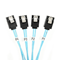 Pikkukuva 6 / 8: Minisas-datansiirtolinja H0107 Sas1 - 4SATA-palvelin 8643 Muuntaa 4sata High Definition -liitännäksi 100 cm
