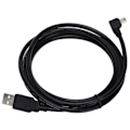 Pikkukuva 2 / 8: 1,8 m / 2,0 jaardia 90 asteen oikea kulma USB 2.0 uros - Mini USB uros kiintolevyn datakaapeli