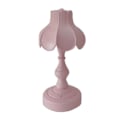 Miniatyrbilde 1 av 5: Bordlampe Retro Lotusblad Genial Nydelig 3 Lys Kilder Liten Bord Nattlampe for Jenter Soverom Rosa