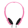 Pikkukuva 1 / 8: Kokoontaitettavat langalliset stereokuulokkeet lasten kuulokkeet mikrofonilla älypuhelimelle TabletPink