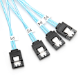 Pikkukuva 7 / 8: Minisas-datansiirtolinja H0107 Sas1 - 4SATA-palvelin 8643 Muuntaa 4sata High Definition -liitännäksi 100 cm