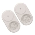 Miniatyrbillede 8 af 8: 2 stk. Plug-in Natlampe LED RGB Varm Hvid Tilstand 55 Lumen Sød Børnelampe til Soveværelse EU Stik 100‑240V