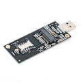 Pikkukuva 3 / 8: (M.2) KEY B - USB3.0 -sovitinkortti M.2 -korttimoduulilevy SIM-korttipaikalla