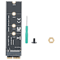 Pikkukuva 1 / 8: Adapterikortti Musta ABS SSD-asema Sopii Macbook Airiin 2013-2017 M.2 NVME PCIE3.0