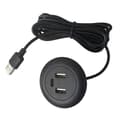 Miniatyrbild 4 av 5: 4X Desktop Hole Embedded USB Hub Type-C USB Charger 3 in 1 Splitter