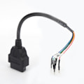 Miniatyrbillede 2 af 8: 16-PIN Kabeltest Adapter Stik til Bil Motorcykel Universal OBD ODB2 Ledninger