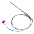 Miniatyrbillede 3 af 8: M8 Gevind PT100 Platin Resistor Termoelement 100mm Probe Temperatur Sensor Wire 0-400℃ (1 m)