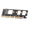 Miniatyrbillede 3 af 8: SSD Adapterkort PCI‑E 3.0 X4 X8 X16 til NVME M.2 NVMe Udvidelseskort M.2 M Key til M.2 af NVME Protokol