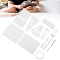Miniatyrbild 8 av 8: Kristall Epoxiform Klo Nagel Silikonform Set Gjutning DIY Tärningsform Hantverksverktyg