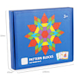 Miniatyrbilde 2 av 8: 155 stk Trepuslesett Tangram Utdannende Leke Fargerike Byggeklosser