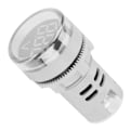 Miniatyrbillede 6 af 8: Rund LED Signallampe AC Digital Display Voltmeter Indikator (hvid)