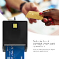 Miniatyrbild 8 av 8: USB2.0 multifunktionell smartkortläsare för M2 / MS / Bank / ID / SIm-minne / CAC-kort