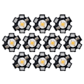 Miniatyrbillede 6 af 8: 10 stk. Ultra Bright LED Chip 3V DIY Lysperler til Loftslampe Downlight Lommelygte Bordlampe Varmt Lys 3000K 3W