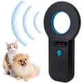 Pet Chip Reader, Chip Detector, RFID Chip Reader Scanner 134.2KHz/125KHz Portable Chip with Display Compatible with ISO11784/11785/FDX-B/EMID Reader