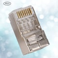Miniatyrbillede 8 af 8: 50 stk. Cat6 RJ45 Stik Ethernet Netværkskabel Modulært Konnektor 8P8C Guldbelagt
