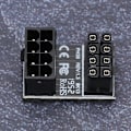 Miniatyrbillede 5 af 8: PH38A 6PIN Strøm Interface Konverter 180 Graders Vinklet Strømadapter Konnektor
