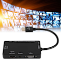Pikkukuva 7 / 8: CableDeconn HDMI - DVI 4K/VGA/HDMI 4K/Audio 4-in-1 -sovitin PC:lle/Puhelimelle