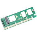 Miniatyrbillede 4 af 8: Adapter Overførsel Udvidelseskort PCIE 3.0 x4 x8 x16 til NVME M.2 NVMe SSD Grøn ABS
