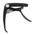 Miniatyrbilde 1 av 8: Gitar Capo 2 i 1 Sink Legering Multifunksjonell Profesjonell Musikkinstrument Tilbehør Svart