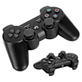 Miniatyrbild 5 av 8: Trådlös Intelligent Bluetooth Spel Gamepad Funktionell Handkontroll Signalstabilisering för PS3 svart