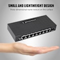 Miniatyrbillede 6 af 8: 8 Porte 10/100/1000Mbps Gigabit Ethernet Switches RJ45 Smart Network Switch EU Stik