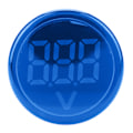 Miniatyrbillede 8 af 8: Rund LED Signallampe AC Digital Display Voltmeter Indikator (blå)