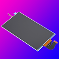Miniatyrbild 6 av 8: ABS LCD-skärm Spelkonsol Utrustningstillbehör för SWITCH liti Perfekt Bildkvalitet