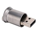 Miniatyrbillede 2 af 8: Unik Dåseformet U Disk Moderne Bærbar USB Flash Drive Messing Gul (128GB)