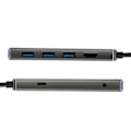 Pikkukuva 3 / 8: 6-in-1 Monitoiminen HD-telakointiasema Type C - HDMI USB3.1 HUB PD-latauksella