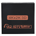 Miniatyrbillede 3 af 8: High Definition Multimedia Interface Splitter 4Kx2K 1‑Indgang 2‑Udgang Computertilbehør 100‑240VEU Stik