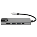 Pikkukuva 4 / 8: USB C Hub MultiPort -sovitin TypeC - High Definition Multimedia Interface 5 in 1 -sovitin laitteiden liittämiseen