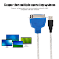 Miniatyrbillede 7 af 8: USB til 1284 Printerkabel Adapter Standard Cn36 Interface USB til Parallelport Kabel