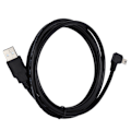 Pikkukuva 8 / 8: 1,8 m / 2,0 jaardia 90 asteen oikea kulma USB 2.0 uros - Mini USB uros kiintolevyn datakaapeli