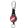 Miniatyrbilde 3 av 8: Dykkestrekke i rustfritt stål Wire Stretch Spring Rope Lanyard Anti-tapt Nøkkelring BCD Tilbehør