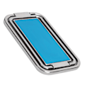 Miniatyrbild 8 av 8: Fingerring Mobiltelefonhållare Ställ 360° Rotation Metallring Spänne MultiAngle Handgrepp (Silver)