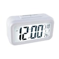 Miniatyrbild 1 av 3: ISO väckarklocka Digital med termometer white