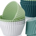 Miniatyrbillede 5 af 5: Muffinform Morandi Farve Rund Æggetærte Dampet Æg Silikone Supplerende Madform 12 stk