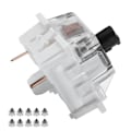 Miniatyrbillede 4 af 8: 10 stk. Mekanisk Tastatur Switch Plade Monteret Sort Switch Udskiftning til Gateron Cherry MX