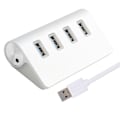 Miniatyrbillede 1 af 8: Aluminiumslegering 4 Porte USB3.0 Hub Høj Hastighed Computer/Laptop Splitter Adapter