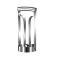 Stainless Steel Pineapple Corer with Non-Slip Handle, Durable Fruit Tool, Dishwasher Safe