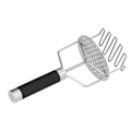Miniatyrbillede 7 af 8: Kartoffelpresser med dobbeltlagsdesign, kartoffelmoser i rustfrit stål, køkkenredskaber