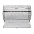 Miniatyrbillede 6 af 8: Roterende Grillkurv Rustfrit Stål Grillbur Rund Rustfrit Stål BBQ Grillnet til Jordnødder Tørrede Nødder Grøntsager D
