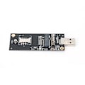 Pikkukuva 4 / 8: (M.2) KEY B - USB3.0 -sovitinkortti M.2 -korttimoduulilevy SIM-korttipaikalla
